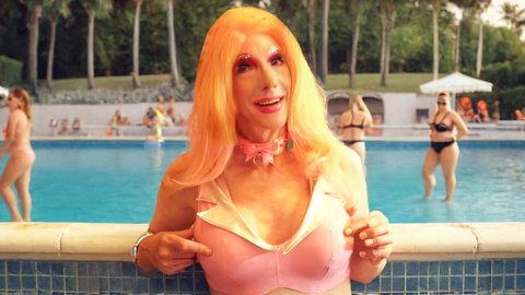 Pic of Beautiful Transgender Girl Modeling Pool Party