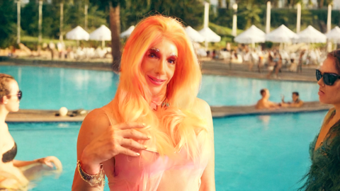 Pic of Beautiful Transgender Girl Modeling Pool Party