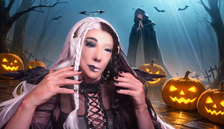 Pic of Beautiful Transgender Girl Modeling Fallen Angel