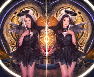 Pic of Beautiful Transgender Girl Modeling Fallen Angel