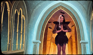 Pic of Beautiful Transgender Girl Modeling Fallen Angel