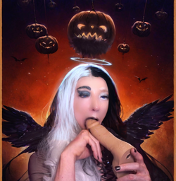 Pic of Beautiful Transgender Girl Modeling Fallen Angel