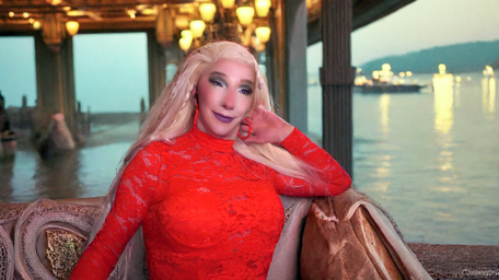 Pic of Beautiful Transgender Girl Modeling Valentine's Day