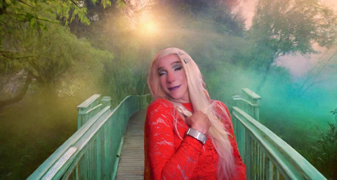 Pic of Beautiful Transgender Girl Modeling Valentine's Day