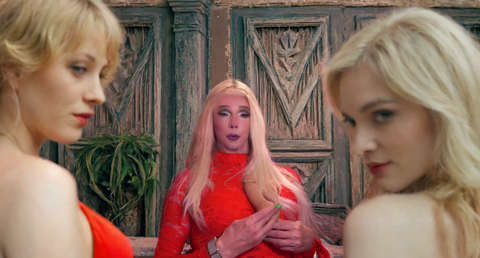 Pic of Beautiful Transgender Girl Modeling Valentine's Day