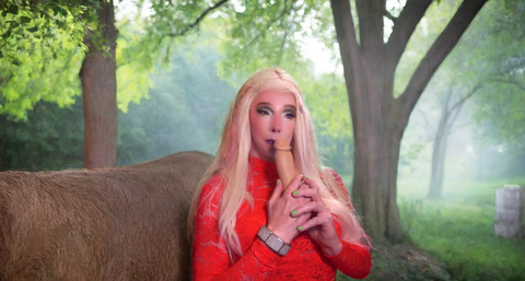 Pic of Beautiful Transgender Girl Modeling Valentine's Day